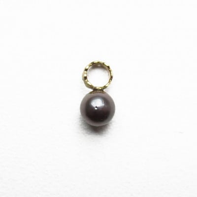 kerama pearl × marumaru charm top / K18 T-22