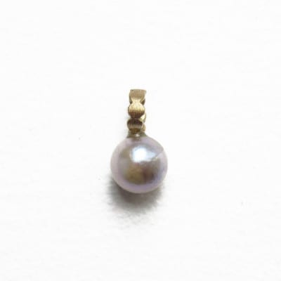 kerama pearl × marumaru charm top / K18 T-19