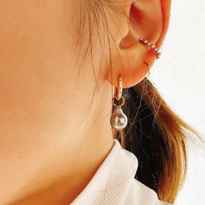 kerama pearl × marumaru charm top / K18 T-28