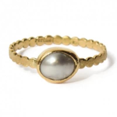 kerama pearl ring (12.5号) / K18