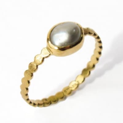 kerama pearl ring (12.5号) / K18