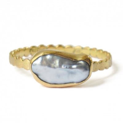 kerama pearl ring (13号) / K18