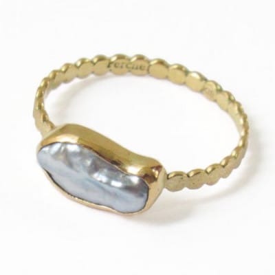 kerama pearl ring (13号) / K18
