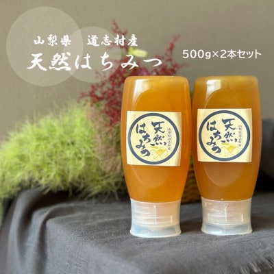 道志村産　天然はちみつ(ボトルタイプ)500g×2本