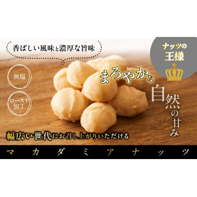 マカダミアナッツ300g　無塩　ロースト加工　香ばしい風味と濃厚な旨み　栄養豊富なナッツの王様