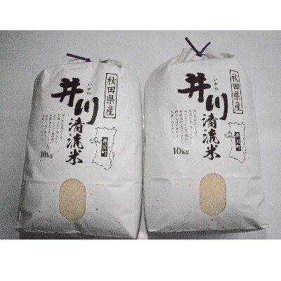 【令和3年産】秋田県井川町産あきたこまち精米10kg×2