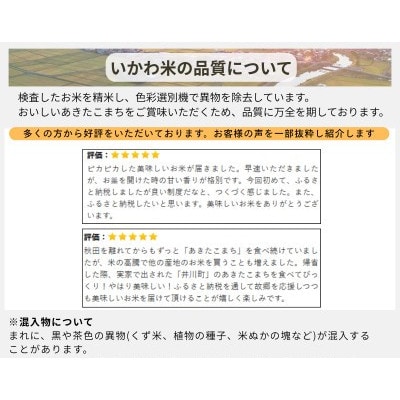 [新米先行予約] 令和8年産  あきたこまち 白米 10kg(5kg×2袋)秋田県井川町産