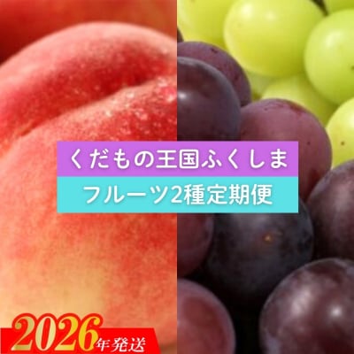  【2026年発送　先行受付】フルーツ2種定期便No.2034