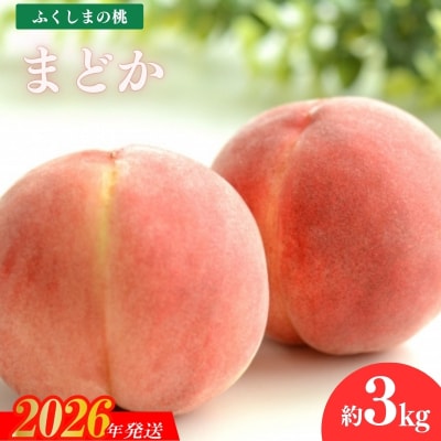  もも「まどか」約3kg【2026年発送　先行受付】No.1977