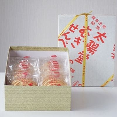 太陽堂のむぎせんべい　角箱26袋(52枚)　No.2183