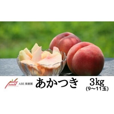 もも　あかつき約3kg【2025年発送】No.2299