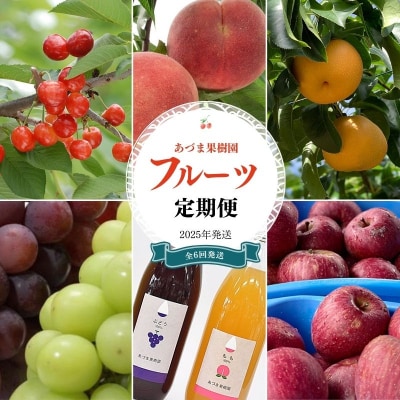 【全6回】あづま果樹園くだもの定期便【2025年発送】No.2337