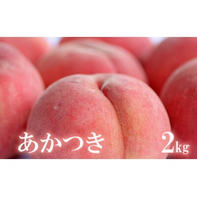 もも　あかつき2kg【2025年発送】No.2359