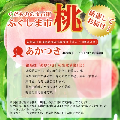 もも「あかつき」特秀品約1kg【2026年発送　先行受付】No.2434