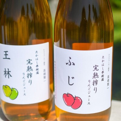 りんご100%ストレートジュース飲み比べセット(1000ml×2)No.2682