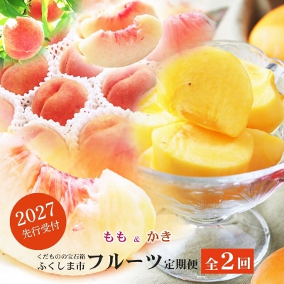 福島のフルーツ定期便2種【2027年発送 先行予約】No.2866