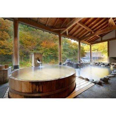 土湯温泉山水荘ペア宿泊券～こけし育む湯の里を満喫～No.1338