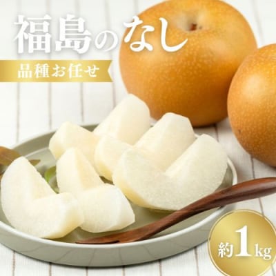  福島のなし 品種お任せ 約1kgNo.3018