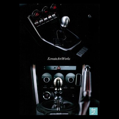  EcreateArtWorks シフトノブ model 001 metal VerNo.3083