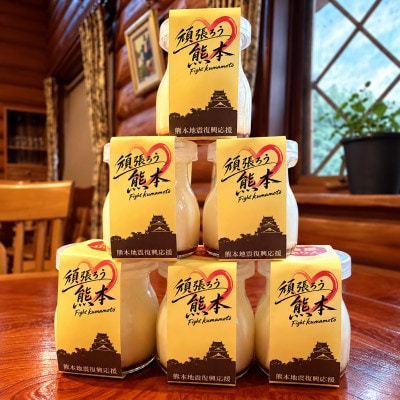 【熊本地震復興応援ぷりん】美里ぷりん(100ml×6個)