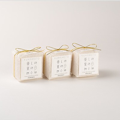 美しの里のめぐみキューブ(白米2合)3個SET