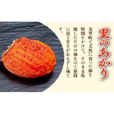 美里町産の干し柿　里のあかりと柿の三千段詰め合わせセット