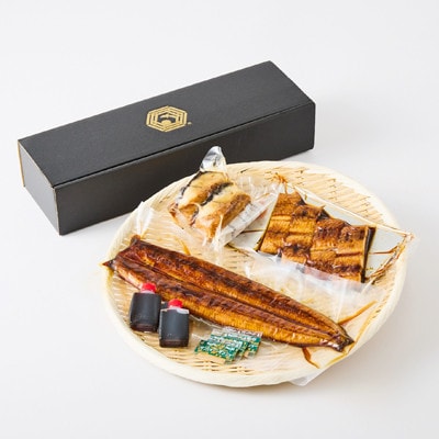 鰻の名店『うな雅』国産手焼き うなぎ蒲焼き1尾(長物)・鰻也(うなり)・どんぶり用蒲焼きギフトセット