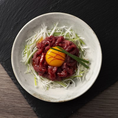 【お手軽!3個セット】フジチク国産馬刺しおつまみユッケ50g×3 合計150g(美里町)