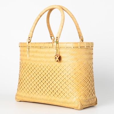 美里町産　竹雅のバンブーバスケット