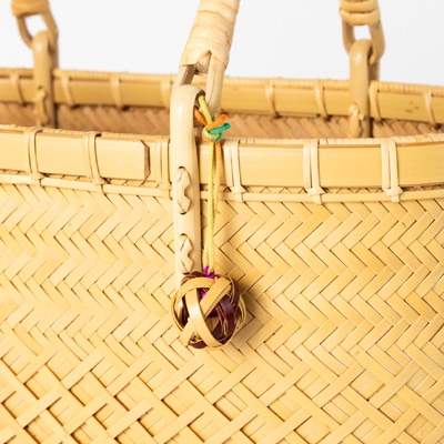 美里町産　竹雅のバンブーバスケット