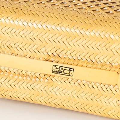 美里町産　竹雅のバンブーバスケット