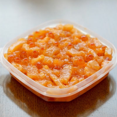 【北海道知床産】鮭いくら親子漬け 600g(100g×6)