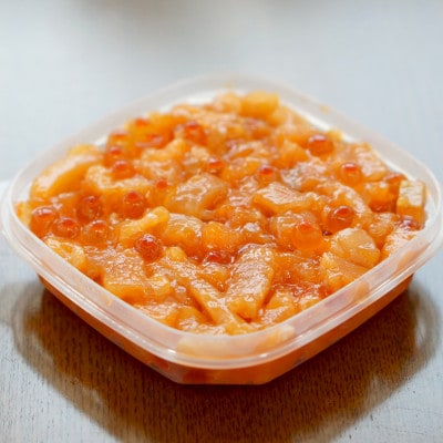 【北海道知床産】鮭いくら親子漬け 1kg(100g×10)