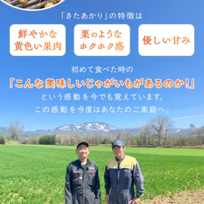 知床の大自然が育む黄金色の極上芋　きたあかり　5kg