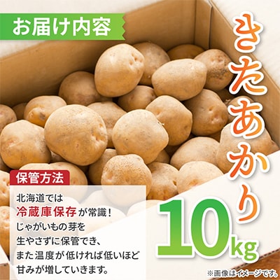 知床の大自然が育む黄金色の極上芋　きたあかり　10kg
