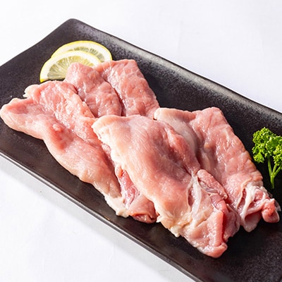 北海道知床斜里産ブランド豚肉「サチク麦王」3種計1.1㎏　ロース切身、モモ、バラ