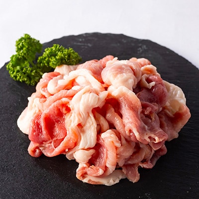 北海道知床斜里産豚肉 こま切れ、バラスライス、ひき肉　合計約1.62kg -匠の豚- サチク麦王