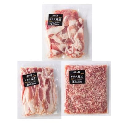 【毎月定期便】北海道知床斜里産豚肉 こま切れ、バラスライス、ひき肉　計8袋/約1.62kg全6回