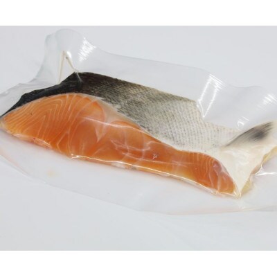 知床産サクラマスブランド「桜鱗」 低温塩仕込み 半身1枚850g[切身個包装仕立て頭付き]