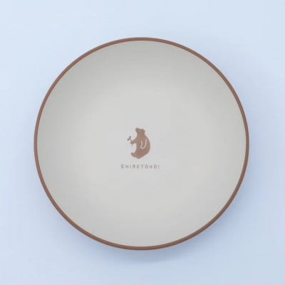 知床トコさんテーブルウェアシリーズ 丸ボウル皿 4枚セット (S)【ベージュ】