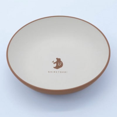 知床トコさんテーブルウェアシリーズ 丸ボウル皿 4枚セット (S)【ベージュ】
