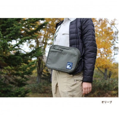 知床財団オリジナルWPバッグ付きマルチサコッシュ【オリーブ】