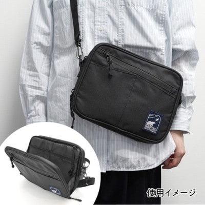 知床財団オリジナルWPバッグ付きマルチサコッシュ【ブラック】