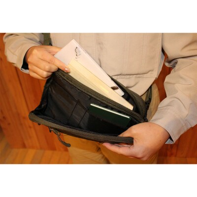 知床財団オリジナルWPバッグ付きマルチサコッシュ【ブラック】