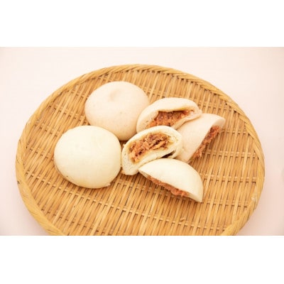 【知床の中華まん】知床チェプ饅 3個　鮭ちゃんちゃん焼き中華まん　山わさび風味