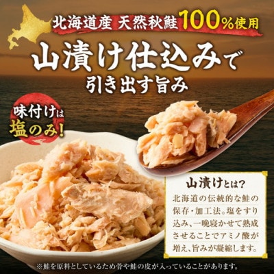 【毎月定期便】北海道産　秋鮭使用　鮭ほぐし　110g×12本(計1.32kg)　鮭フレーク全3回