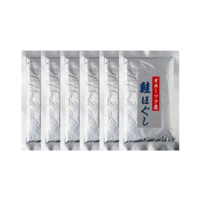 【毎月定期便】北海道産 秋鮭使用　鮭フレーク　130g×6袋　簡易パック　そぼろタイプ全6回