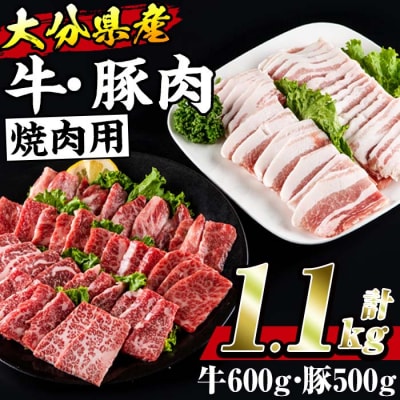 牛肉 豚肉 セット (合計1.1kg) 
