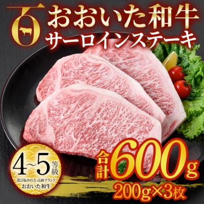 おおいた和牛 サーロインステーキ ソース付き (計600g・200g×3枚)