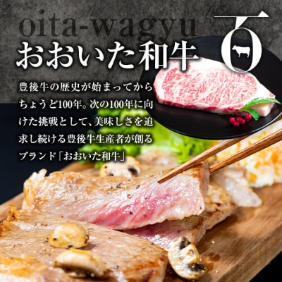百年の恵み おおいた和牛 A5 ステーキ用 厚切り 厳選部位 (計600g・300g×2枚) 